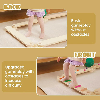 Ealing Wooden Balance Beam Set (6 Pieces)