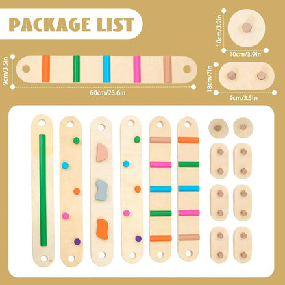 Ealing Wooden Balance Beam Set (6 Pieces)