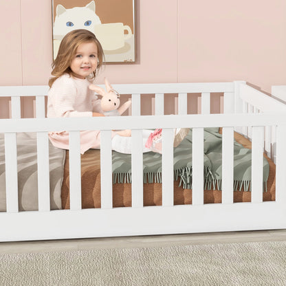 UHOMEPRO Twin Size Montessori Floor Bed